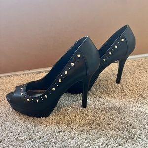 Fioni open toe studded heels size 6 1/2